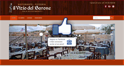 Desktop Screenshot of ilviziodelbarone.net
